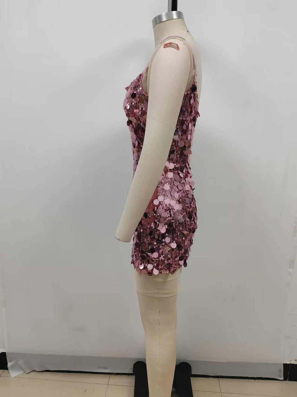 Shine On Mini Dress Pink