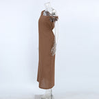 Westwick Maxi Dress Brown