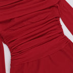 Flame Kissed Dress Red