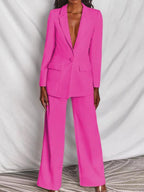 Rosalía Chic Blazer and Trousers Set for Women's Business Dress Elevated Occasion Wear