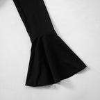 Ruffle Charm 2.0 Mini Dress Black