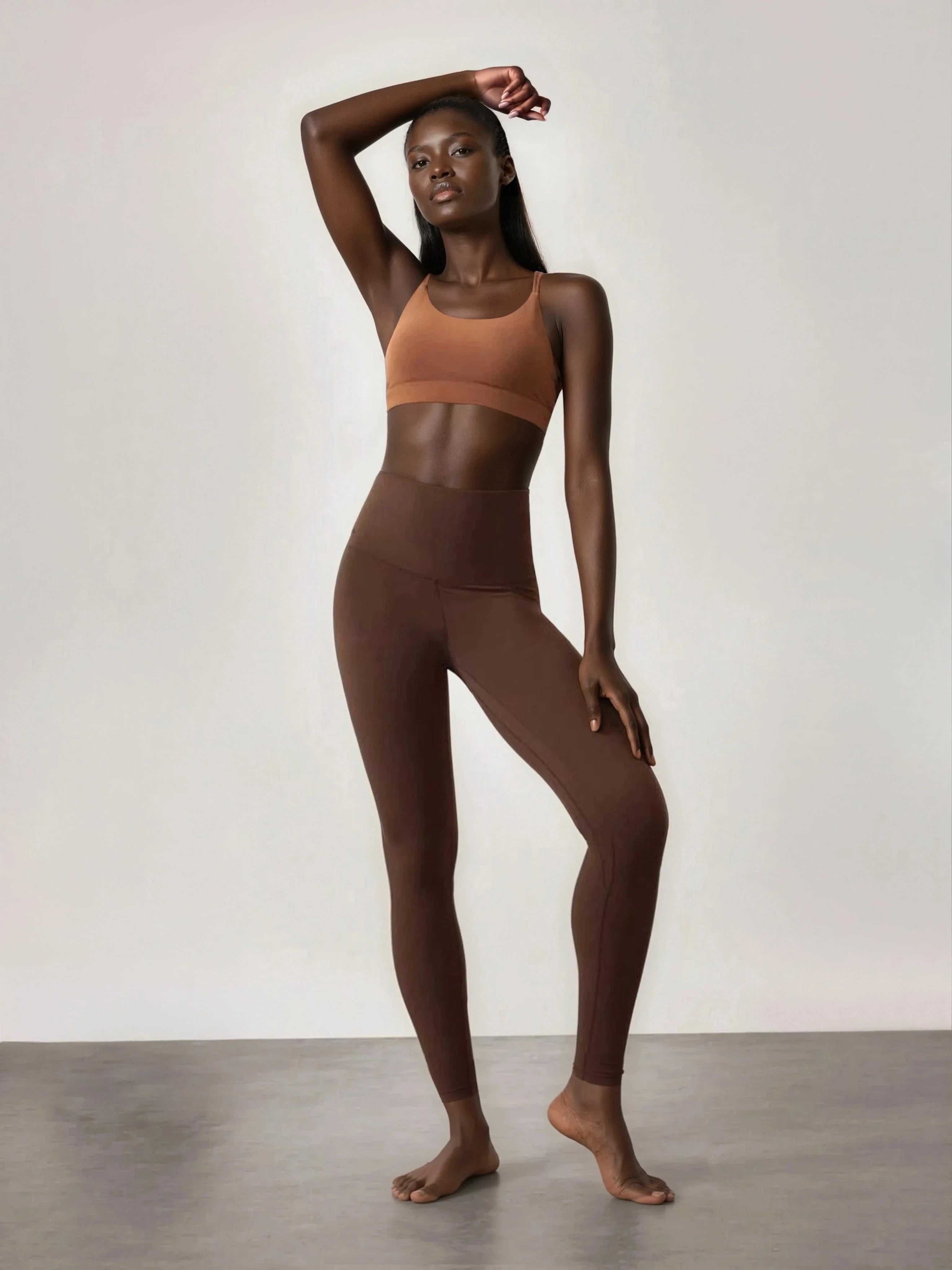 Ultra High Rise Leggings With 4 Way Stretch Non See Through Buttery Soft Tactel Fibre Pocket