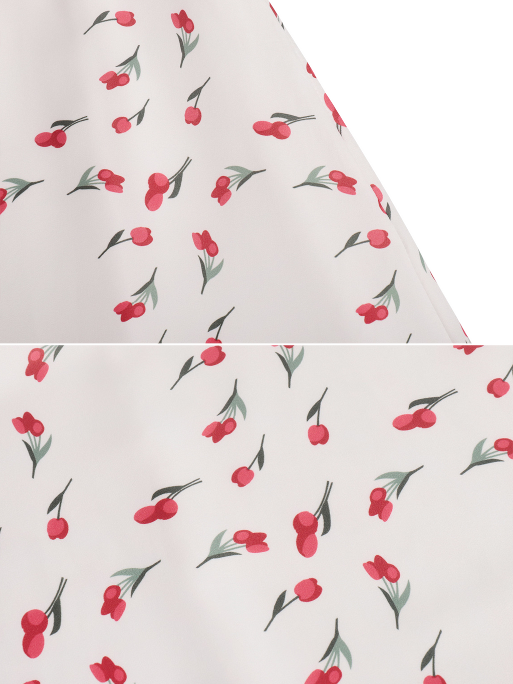 Polly Cherry Print Maxi Skirt
