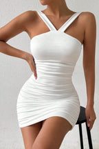 Elegant Spaghetti Strap Bodycon Mini Dress