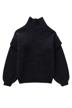 Loose Long Sleeve Turtleneck Sweater
