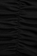 Chic Off Shoulder Ruched Slim Vacation Dress