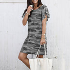 Harris Cotton + Modal Tie Dye Midi T Shirt Dress