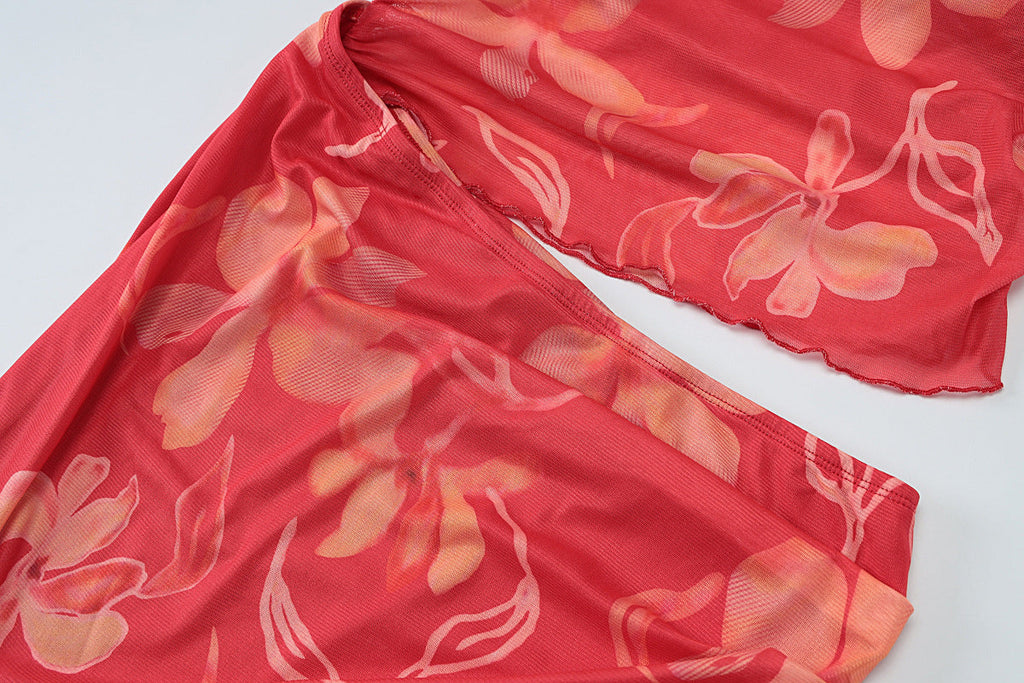 Rebus Maxi Dress Red