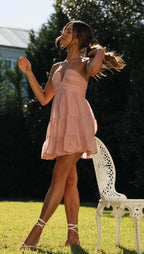 Chelsey Mini Dress Pink