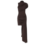 Gema Mini Dress Brown