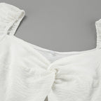Fae Off Shoulder Dress White