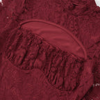 Ingram Mini Dress Maroon