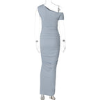 Mystical Off Shoulder Dress Grey