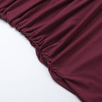 Solomon Maxi Dress Maroon