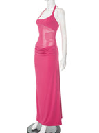 Elizabeth Maxi Dress Rose Red
