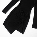 Doren Night Mini Dress Black