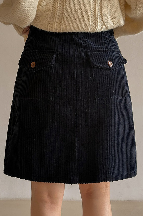 Vintage Cord Mini Skirt