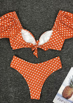 Polka-Dot-Rouge Bikini Set