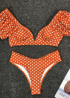 Polka-Dot-Rouge Bikini Set