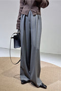 Vintage Straight-Leg Wide-Leg Pants