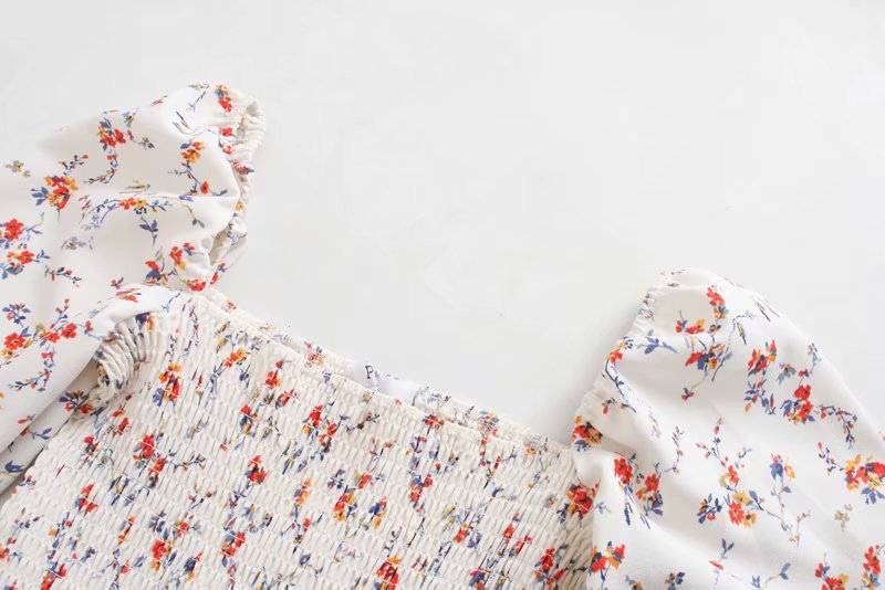 Debra Cotton Blend Floral Midi Dress FINAL