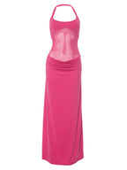 Elizabeth Maxi Dress Rose Red