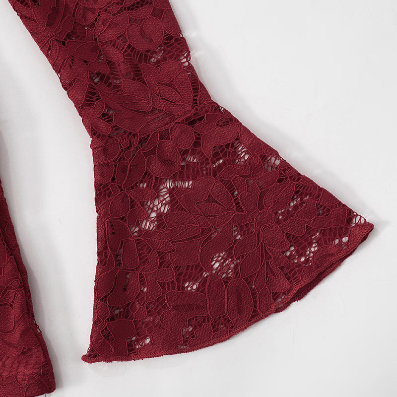 Ingram Mini Dress Maroon