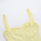 Sunflower Slit Dress Yellow