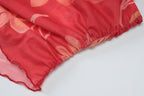 Rebus Maxi Dress Red