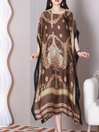 Need Someone Round Neck A-line Dress