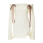 Rhode Mini Dress Apricot