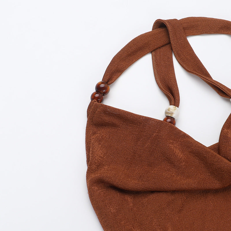 Rowan Maxi Dress Brown