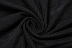 Velvet Crush Sheer Dress Black