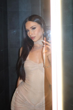 Jenna - Shimmer Fishtail Maxi Dress