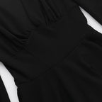 Bloom Skater Dress Black