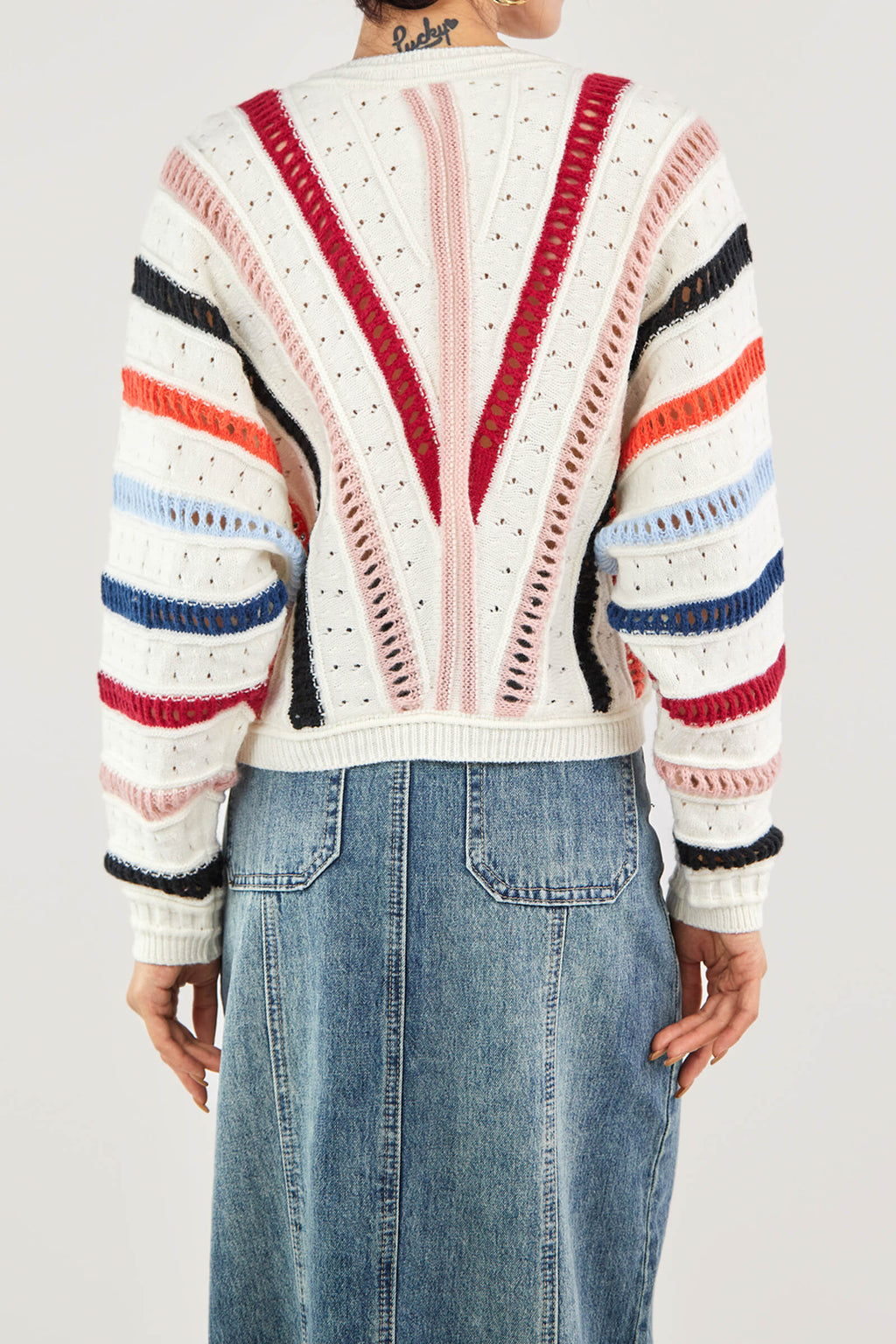 Beige Oversized Batwing Sleeve Sweater