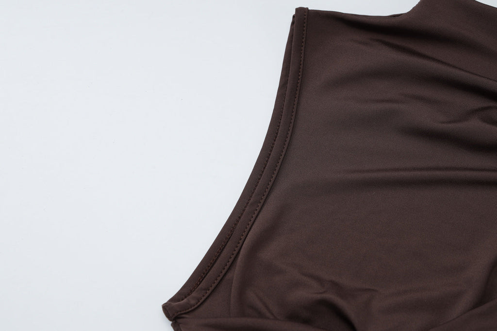 Gema Mini Dress Brown