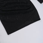 Graceful edge Dress Black