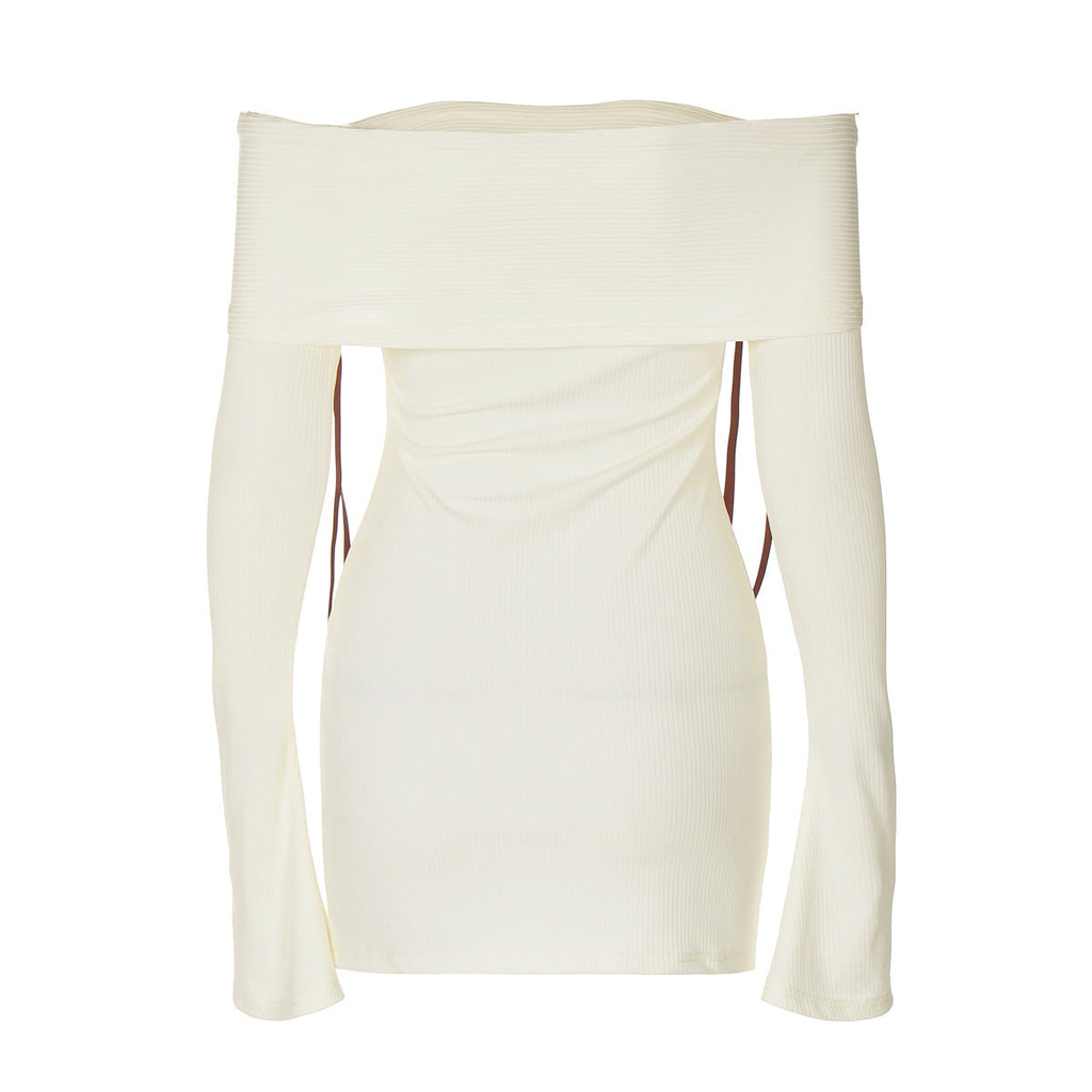 Rhode Mini Dress Apricot