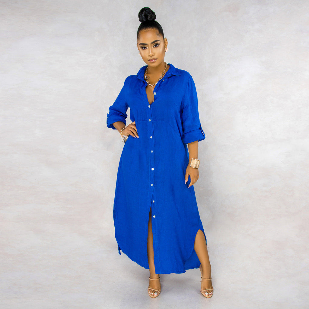 Silvia Exclusive Overshirt Dress Set Designer Edit
