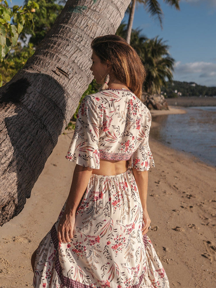 High-Low Midi Dress