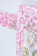 Halter Crop Top Print Bodycon Skirt Set