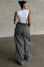 High-Street Loose Fit Multi-Pocket Cargo Pant