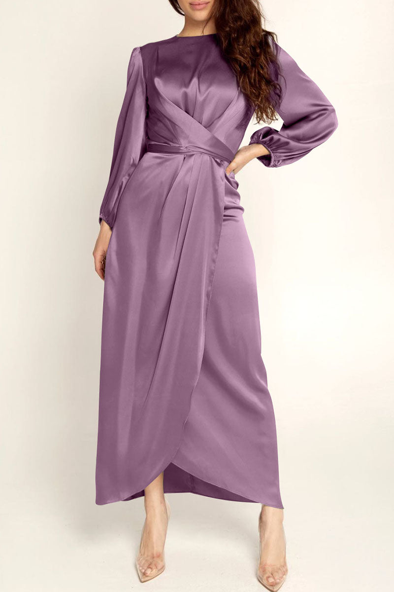 Hana Fashion Stars Solid Tailored Dress with Premium Casual Styling