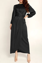 Hana Fashion Stars Solid Tailored Dress with Premium Casual Styling