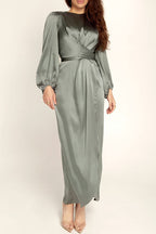 Hana Fashion Stars Solid Tailored Dress with Premium Casual Styling
