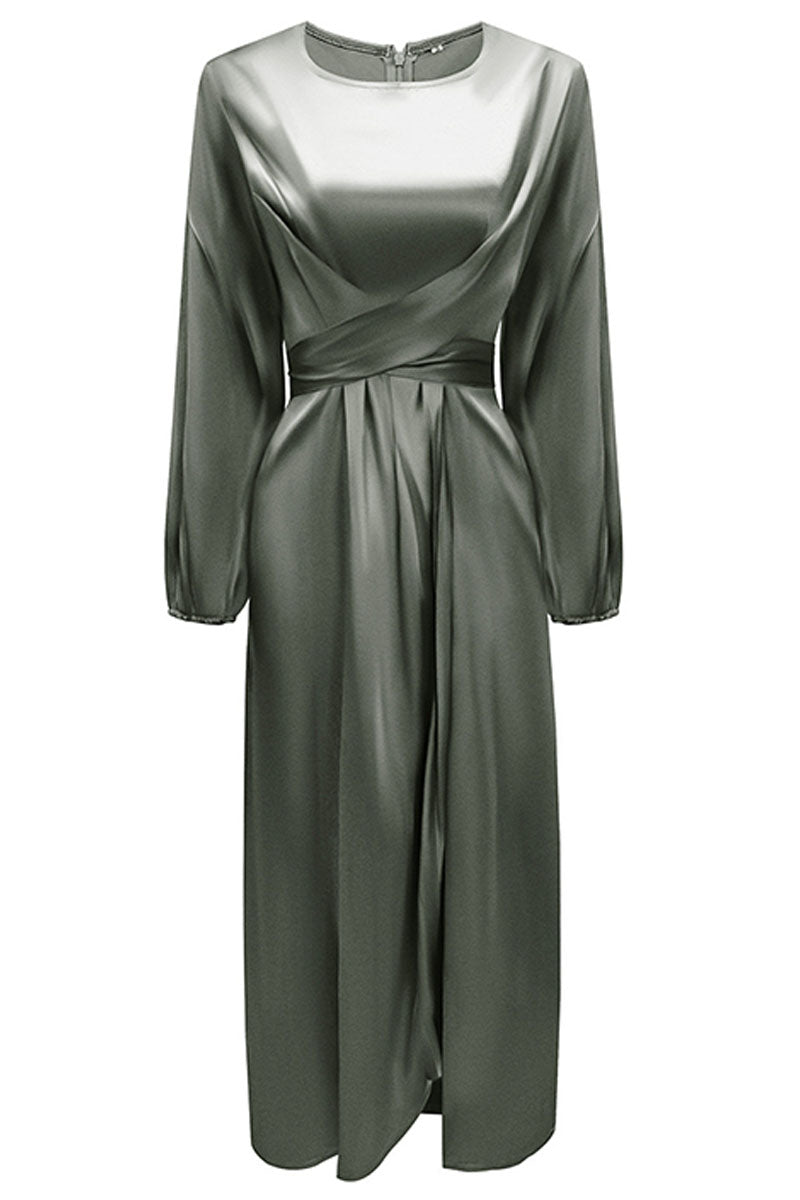 Hana Fashion Stars Solid Tailored Dress with Premium Casual Styling