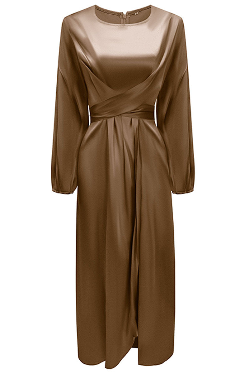Hana Fashion Stars Solid Tailored Dress with Premium Casual Styling