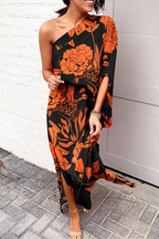 Felipa One Shoulder Dress for Women Casual Daywear