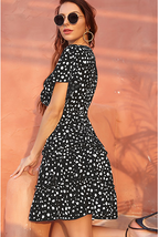 Jaleah Printed Satin Wrap Dress FINAL